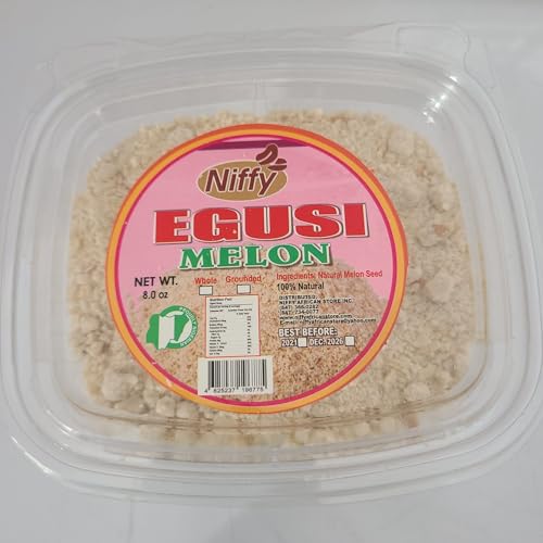 Egusi ground Melon Natural 8 oz by Niffy