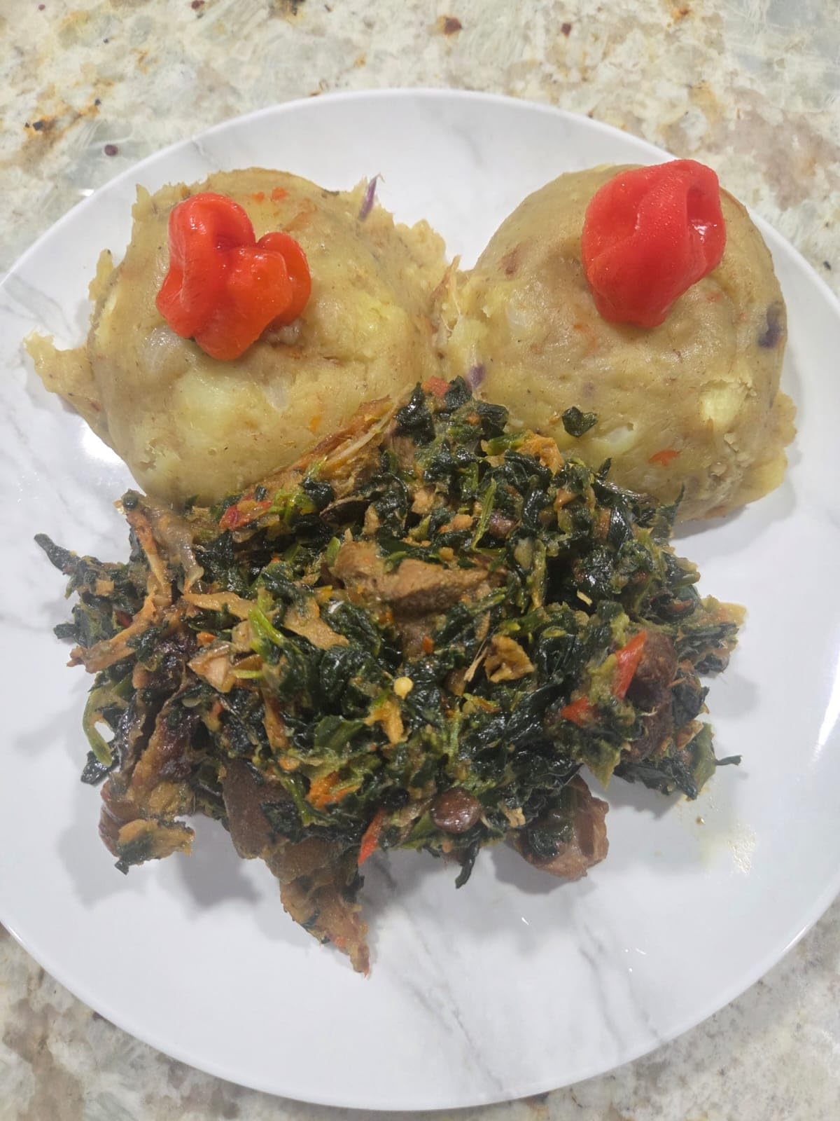 Fresh African Ghana Puna Yam, New YAM 5Lbs (1-3 tubers) Note Item Sold by Weight