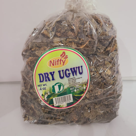 Dry Ugwu Leaves