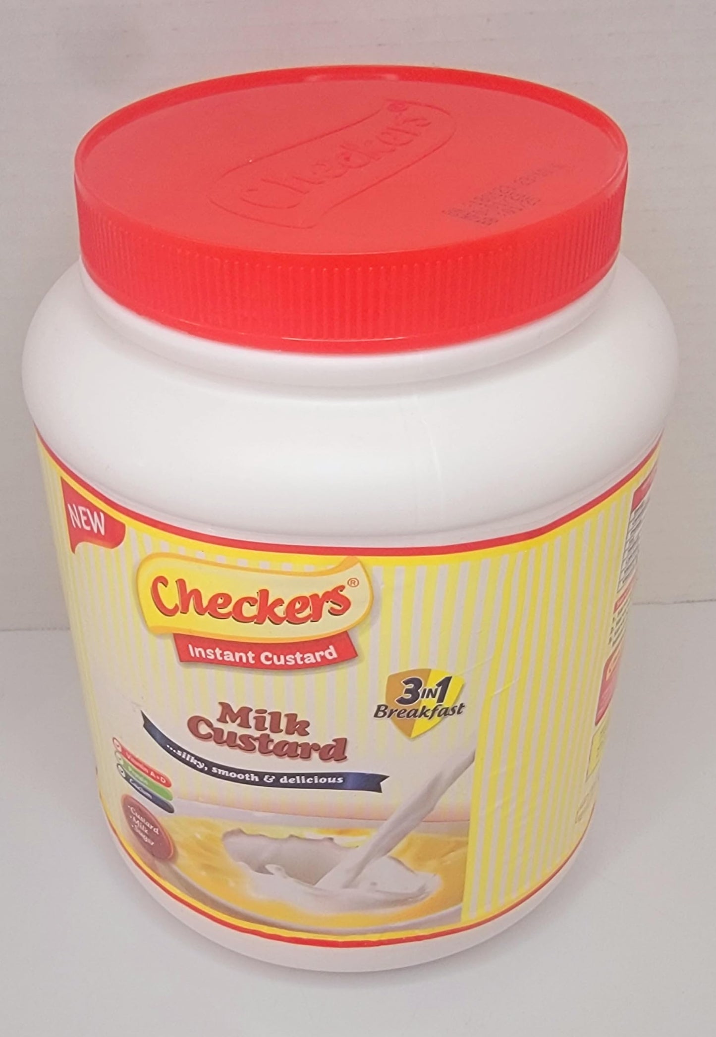 Checkers Instant Milk Custard, 3 in 1 Breakfast, Smooth and Delicious, 52.9 oz