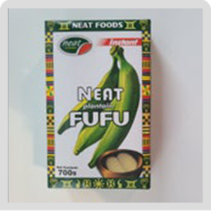 Neat Plantain Fufu